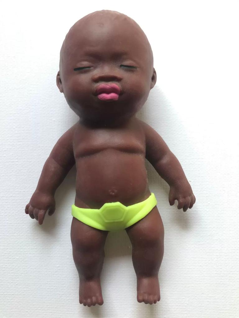 Natasha Funny African Style Black Doll Stress Relief Toy Squishy Creative Prank Toy Pressure Release Relaxing Squeeze For Adults General Use