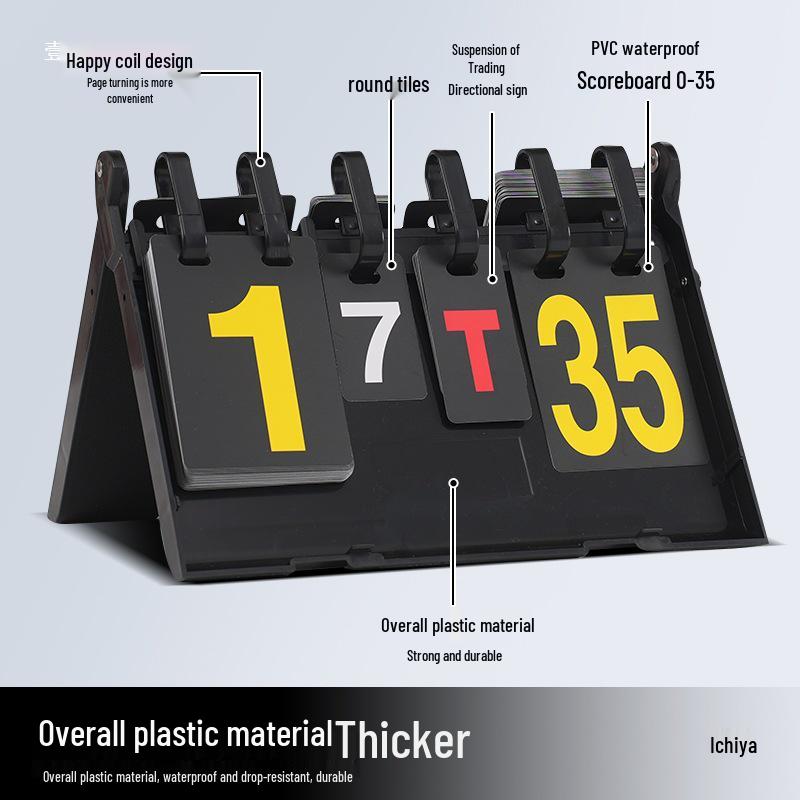 Competition Flip Scoreboard for Billiard and School