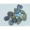 292Cts. Natural Labradorite Carving Pear Cabochon Loose Gemstone 10 Pcs Lot LL-1129