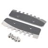 For Powerful Performance Replacement Auger Blade Set Two Pieces 8 Inch