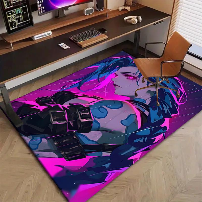 Game Lol Printed Area Rug Carpet for Bedroom Living Room Home Decor Rugs Mat Non Slip Mat Rug for Bedside