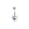 Bobisty14G Belly Button Bars for Women Surgical Steel Belly Bar CZ Butterfly Snake Clicker Navel Ring Body Piercing Jewellery