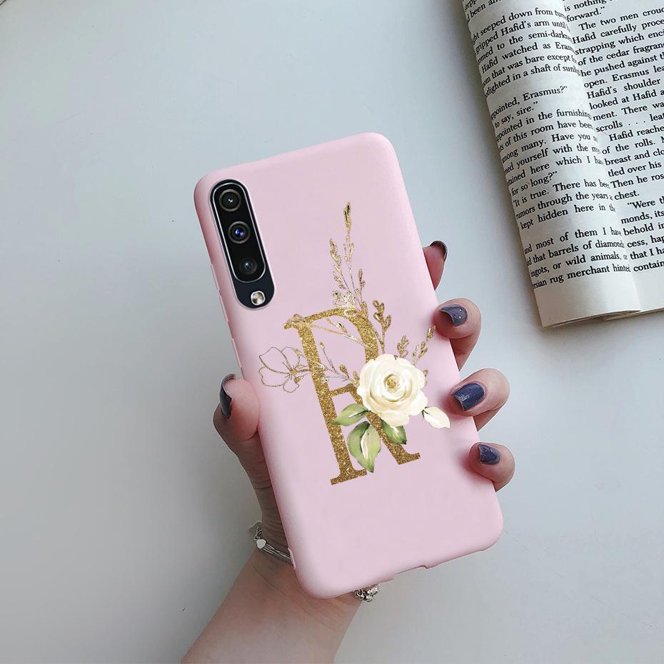 Case For Samsung Galaxy A50 A30 Case Silicone Cute Letters Soft Back Cover For Samsung Galaxy A30S A 30 50 A50S Case 2019 bumper