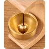 Dopamine Wind Chime Magnetic Indoor Wind Chime, Oak Material Doorbell Copper Bell, Walnut Copper Trim Home Wind Chime Doorbell