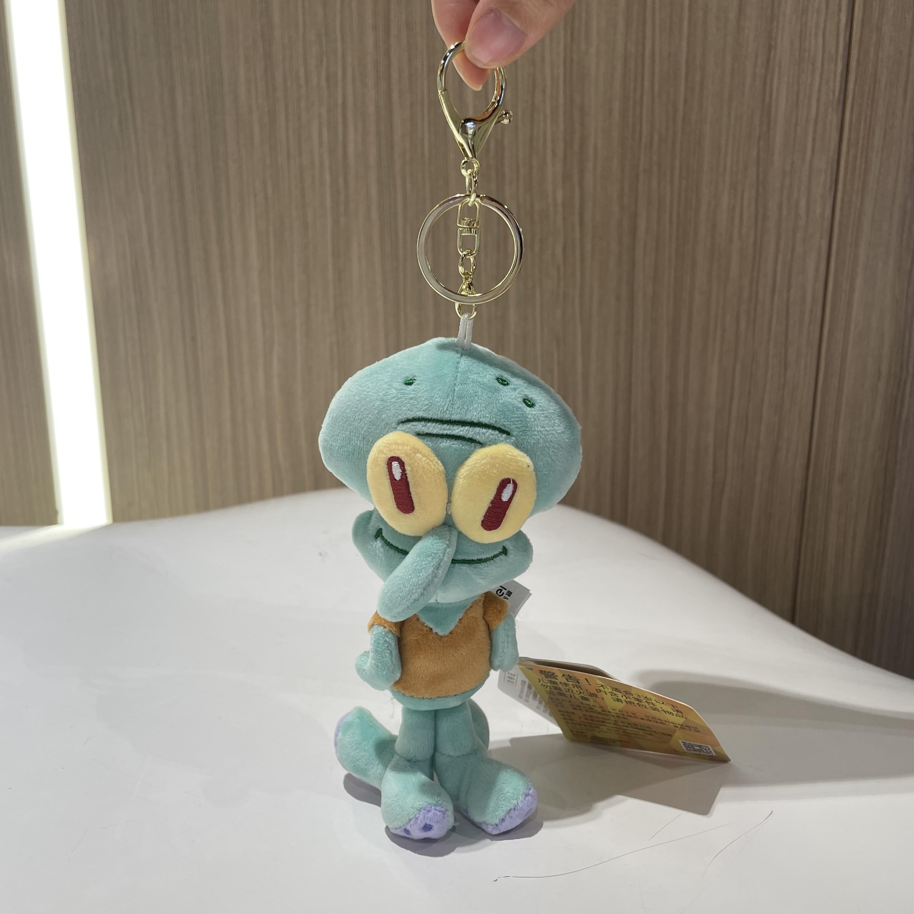 

Genuine Spongebob Squarepants Patrick Star Squidward Eugene H Krabs Gary Plush Toy Pendant Keychain Doll Birthday Christmas Gift