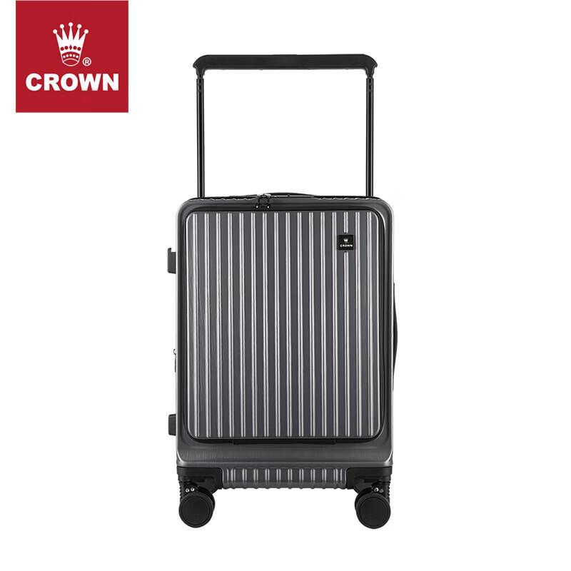 CROWN C-F6001H Expandable Carry-on Suitcase