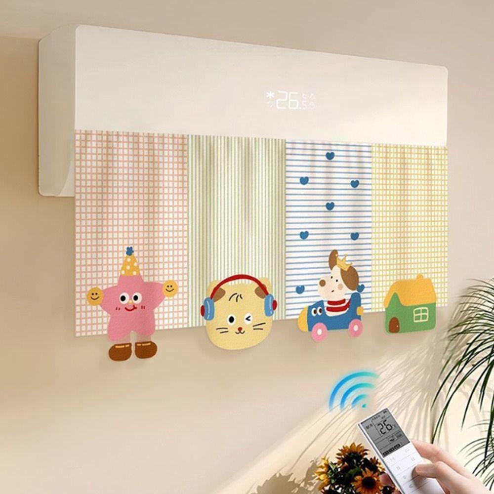 Cartoon Air Conditioning Wind Shield Anti-Direct Blowing Air Conditioning Baffle  Office Use