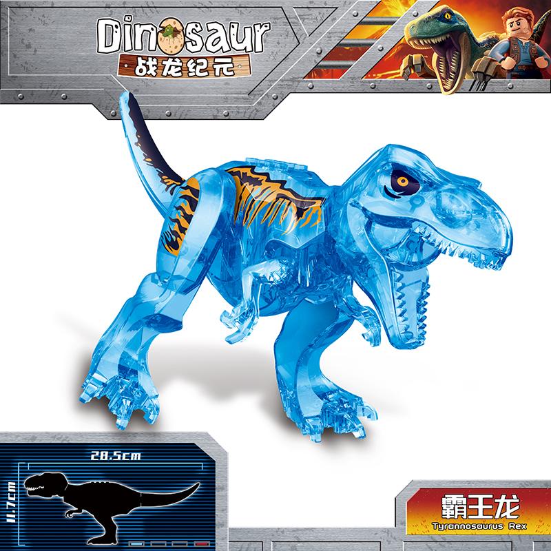 Jurassic World 2 Dinosaurs Figures Tyrannosaurus Rex Indominus Rex I-Rex Indoraptor Building Blocks Kids Toy Compatible