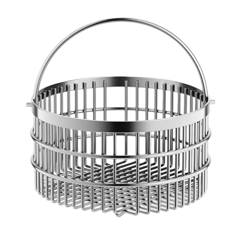 Multipurpose Stainless Steel Meshes Drainer Basket For Fruits Vegetables Snacks Utensils Kitchens Dining Room Organization