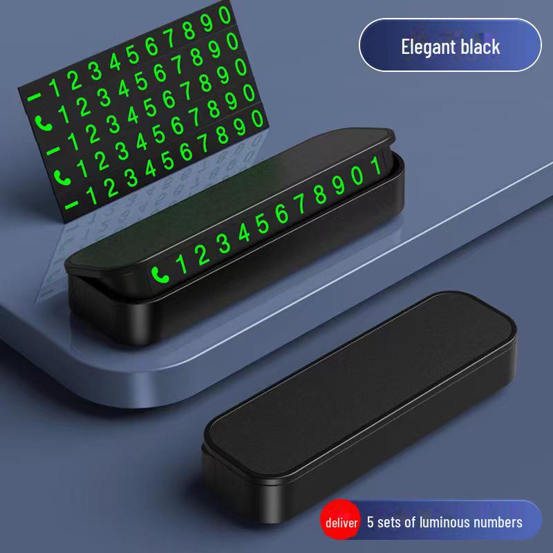 

Скрытый светящийся временный знак парковки для салона автомобиля