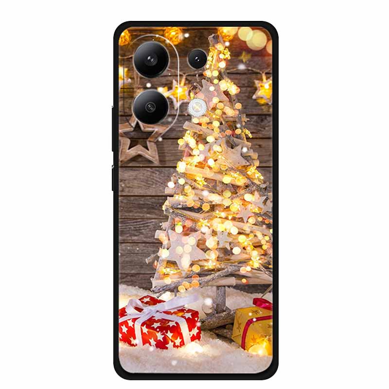 Christmas Case For Redmi Note 13 4G 5G Case Note13 Pro 5G 4G 13R Pro Soft TPU Silicone Covers for Xiaomi Redmi Note 13 Pro Plus