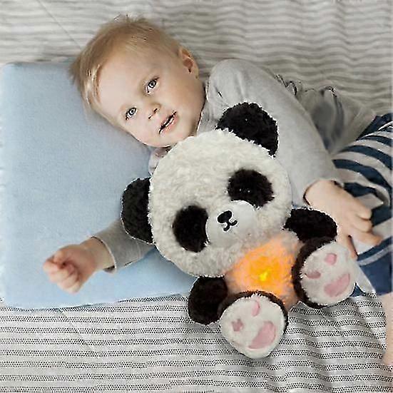 Oddychająca Panda Uśpiona Przyjaciel Pluszowa Zwierzę Uspokajająca Przytulanka Panda