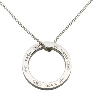 Usato TIFFANY&Co. Collana 1837 cerchi Argento925 3,7g Ciondolo in Argento