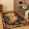 Ancient Nautical Chart Map Compass Cartoon Carpet Rug for Bedroom Living Room Sofa Playroom Doormat Home Decor,Area Rug Non-slip