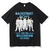 Backstreet Boys T-Shirts Y2K Spaß Lässig Baumwollkleidung Geschenk Kleidung Into The MILLENNIUM Vintage Oberteile Damen Unisex Streetwear T-Shirts