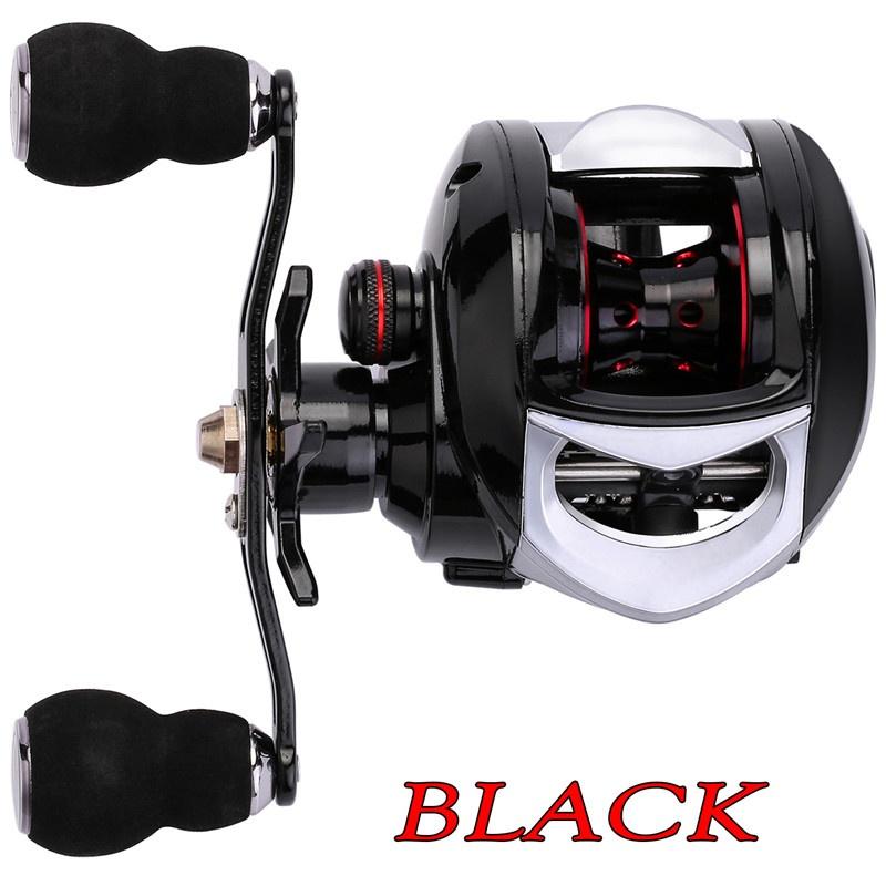 Rybářský naviják 18 + 1BB Baitcasting naviják Levá/pravá přední brzda Rotační naviják Odhazovací Rybářský naviják