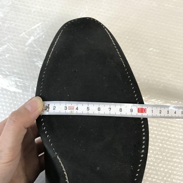 Scotch Grain Straight-Toe Semi-Brogue Black 25.5EEE Goodyear(USED)