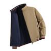 Autumn/Winter Men's Reversible Stand Collar Jacket - Trendy, High-Quality Dad's Coat