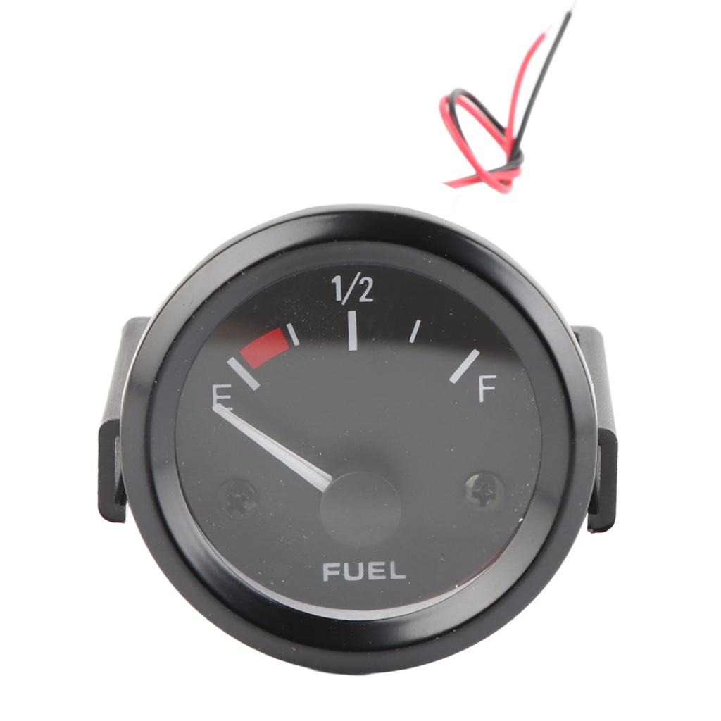 52mm Universal Car Fuel Level Gauge LED Digital E‑1 2‑F Range Meter with Fuel Sensor