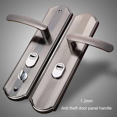 1 Pair Security Door Handle Entry Lever Stainless Steel Replacement