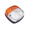 Apsmotiv Front Side Lights Lamp Assembly Set with 12v Bulbs Suitable for Iveco Magirus Santana Land Rover Series III