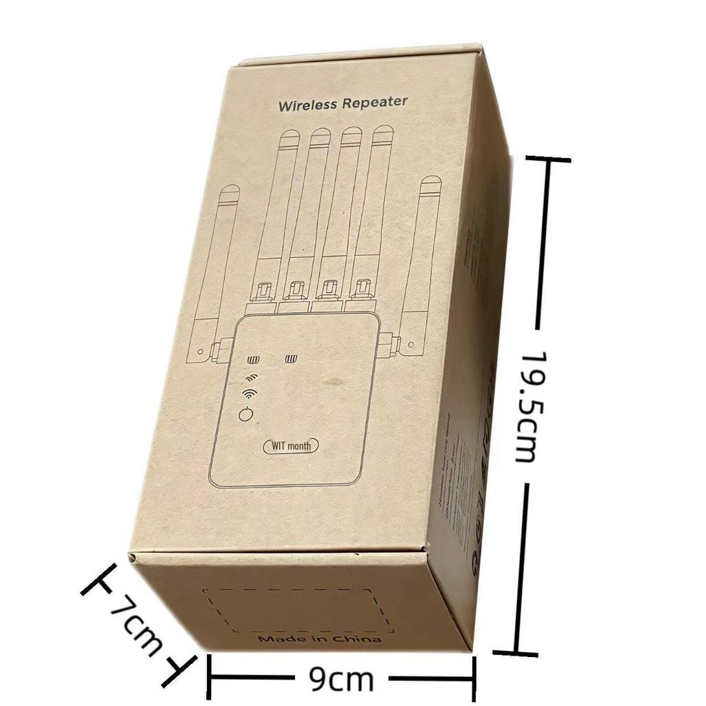 Dualband 1200M Drahtloser WiFi-Signalverstärker & Hochleistungs-Router (2,4 & 5,8G)