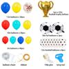 2022 World Cup Balloon Banner Decoration Set World Cup Party Arrangement Football Theme Flag Photo Props