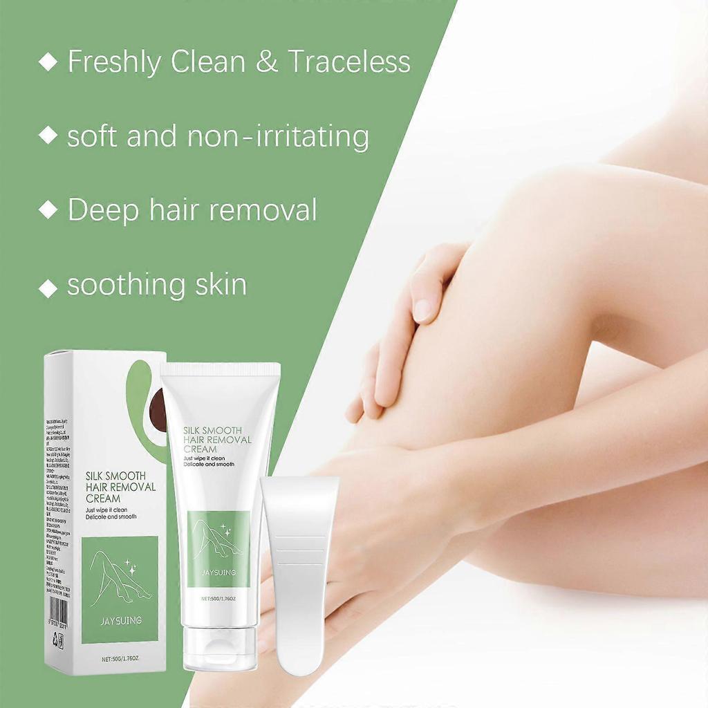 Silky Hair Removal Cream - Gentle, Effective, Nourishing for Smooth Skin - 50g