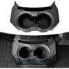 Rear Cup Holder for Jeep Wrangler JL Accessories, Back Seat Cup Holder, Floor Console Mounted Drink Holder for 2018- Jeep Interior Accessories 4 Door