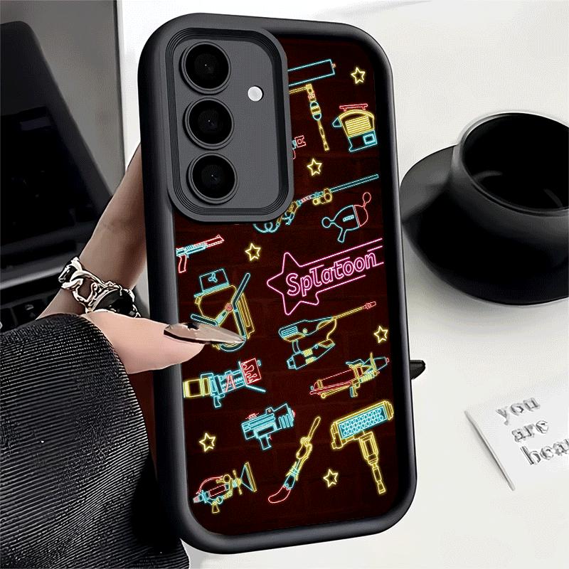 Phone Case for Samsung Galaxy A17 A16 A15 A14 A13 S-Splatoons Game A56 A36 A26 A55 A35 A25 A54 A34 A24 A53 A33 A23 A07 A06