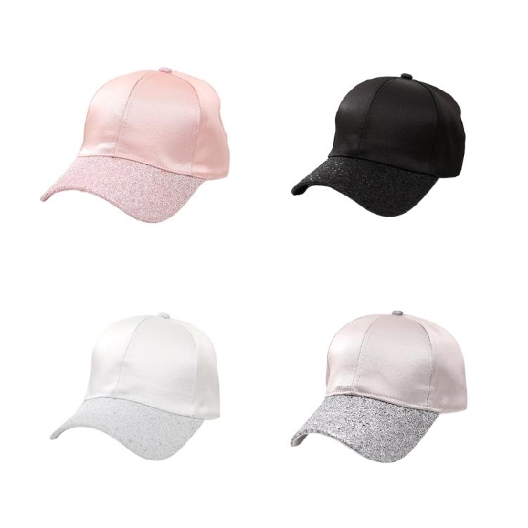 Fashionable Unisex Baseball Caps Sunproof Hat for Sports and Leisure Wear with Glitters Brim Breathable and Comfortable