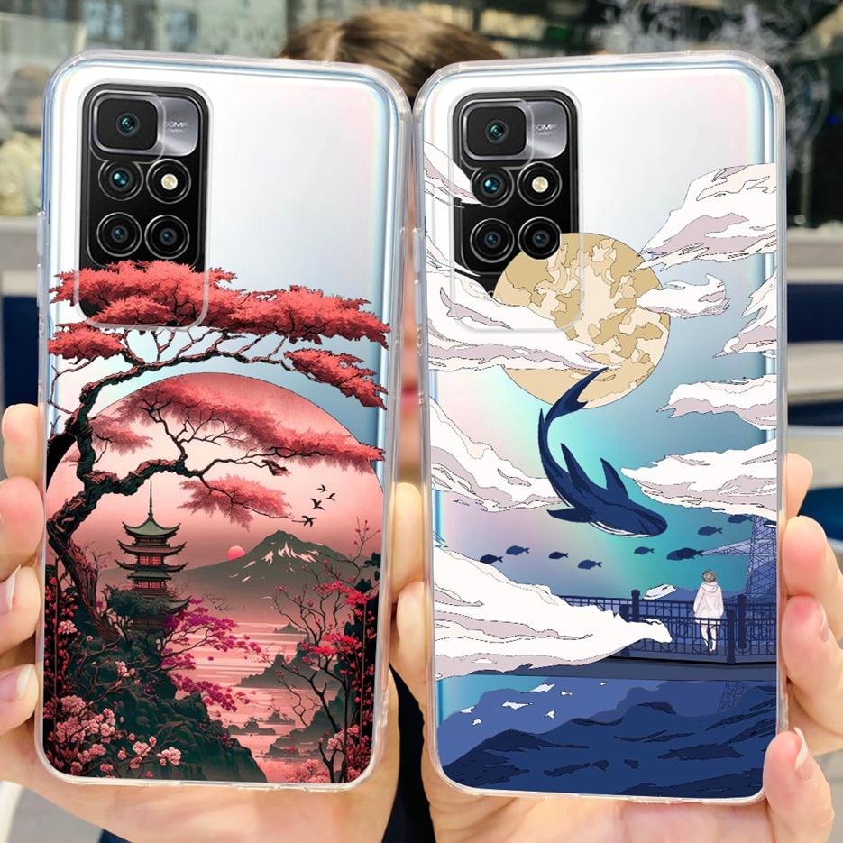 For Xiaomi Redmi 10 Case Cute Fashion Painted Cover Soft Silicone Shell For Redmi 10 Prime Redmi10 2022 Phone Cases 6.5'' Bumper