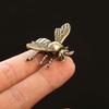 Bee Mantis Pig Ornaments Tea Pet Insect Honeybee Vintage Brass Crafts Figurine Sculpture Home Office Desktop Decor
