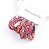6Pcs/Set High Elasticity Printed Scrunchie Women Girls Children Elastic Hair Rubber Bands Accessories Tie Hair Rope Ring Holder