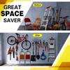 Heavy Duty Wall Mount Iron Hook Anti-Slip Garage Organizer Hanger for Bicycle Ladder Yard Tool Storage