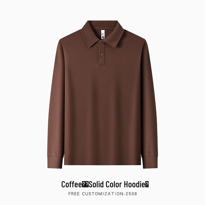 ByteDance Custom Embroidered Logo Lapel Sweatshirt - Long Sleeve Work Attire for Autumn/Winter L