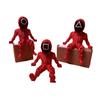 Partner Toy With Movable Joints, Red Toy, Suitable For Children And Adults