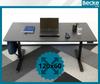 Electric adjustable desk 120x60cm height adjustment 72-118cm black