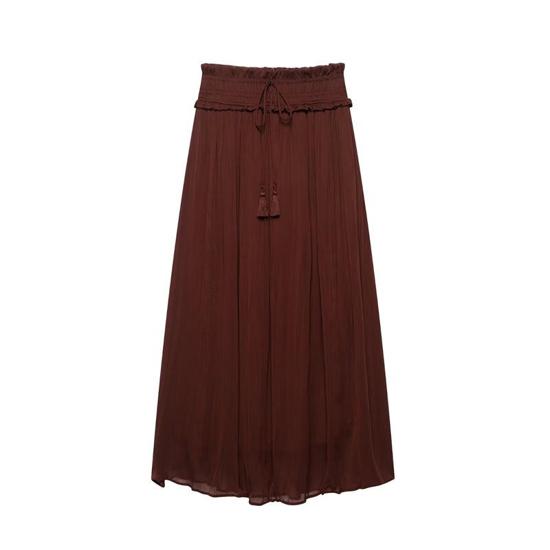 

TAOP&ZA Women s Elegant Slimming Casual Midi Skirt - Summer Design Small