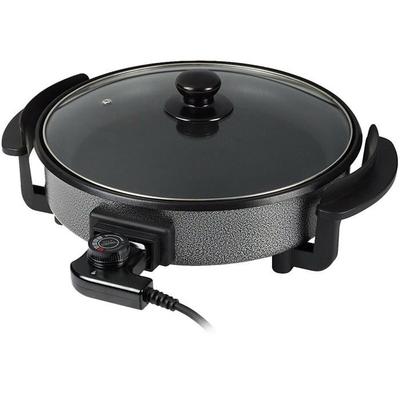 Non-stick Electric Frying Pan - Kúben - 40x7 Cm - 1500 W - Aluminum Xylan - Non-stick Coating - Glass Lid