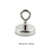 Magnet cu cârlig magnetic Magnet de căutare Magnet puternic de salvare din neodim Magneți de pescuit la mare adâncime cu inel rotund Căutare puternică