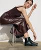 Moodnight New Elva Low Ankle Boots - 2 Colors 2Cm Square Stretch Ankle Flat Boots