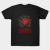 Asiatische Größe Baumwolle Unisex T-Shirt Druck T-Shirt Slipknot T-Shirt No-Cut Druck Reguläre Passform