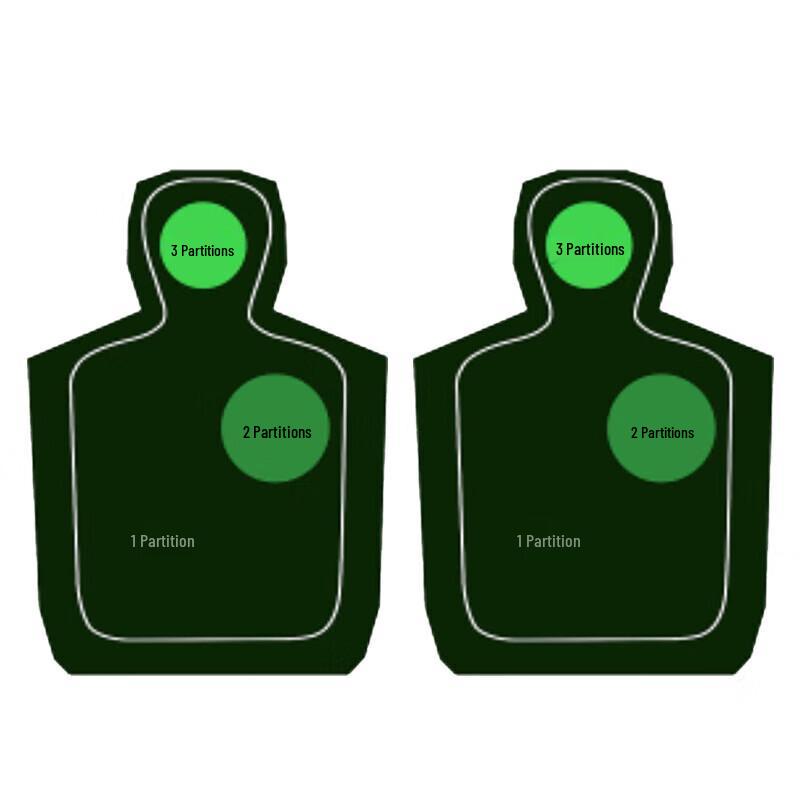 Shuangan Half-Body Shooting Target Paper