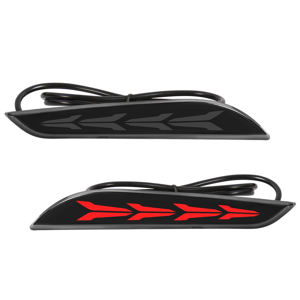 LED Reverse Brake Lamp For Chevrolet Cruze 2017 2018 Rear Bumper Reflector Light Dynamic Turn Signal  Warning Lamp Waterproof