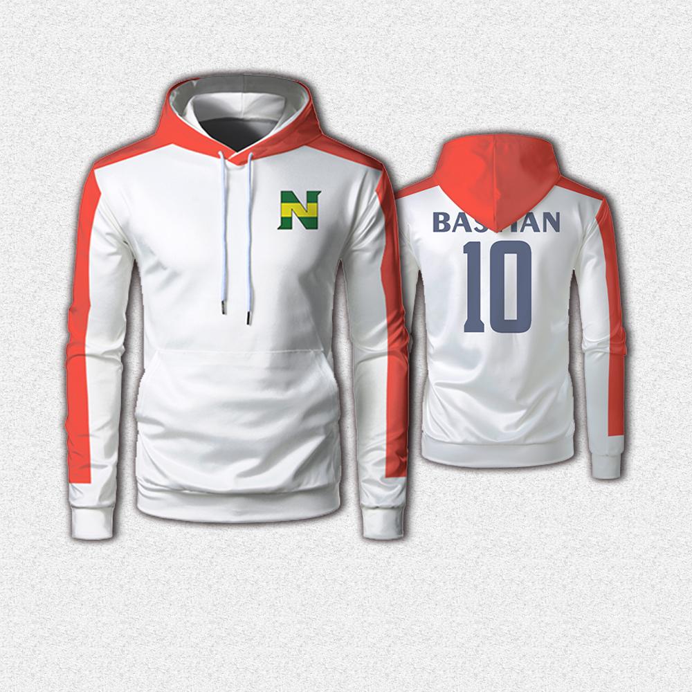 

Аніме Худі Нанкацу Капітан Цубаса Осінній Зручний Повсякденний Пуловер Чоловічий та Жіночий Фан-Мастхев Толстовка Оверсайз S