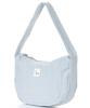 The-Abon Chris Denim Hobo Bag Black