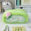Cute Melon Plush Pencil Case – Creative & Versatile Stationery Storage for Students, Large Capacity