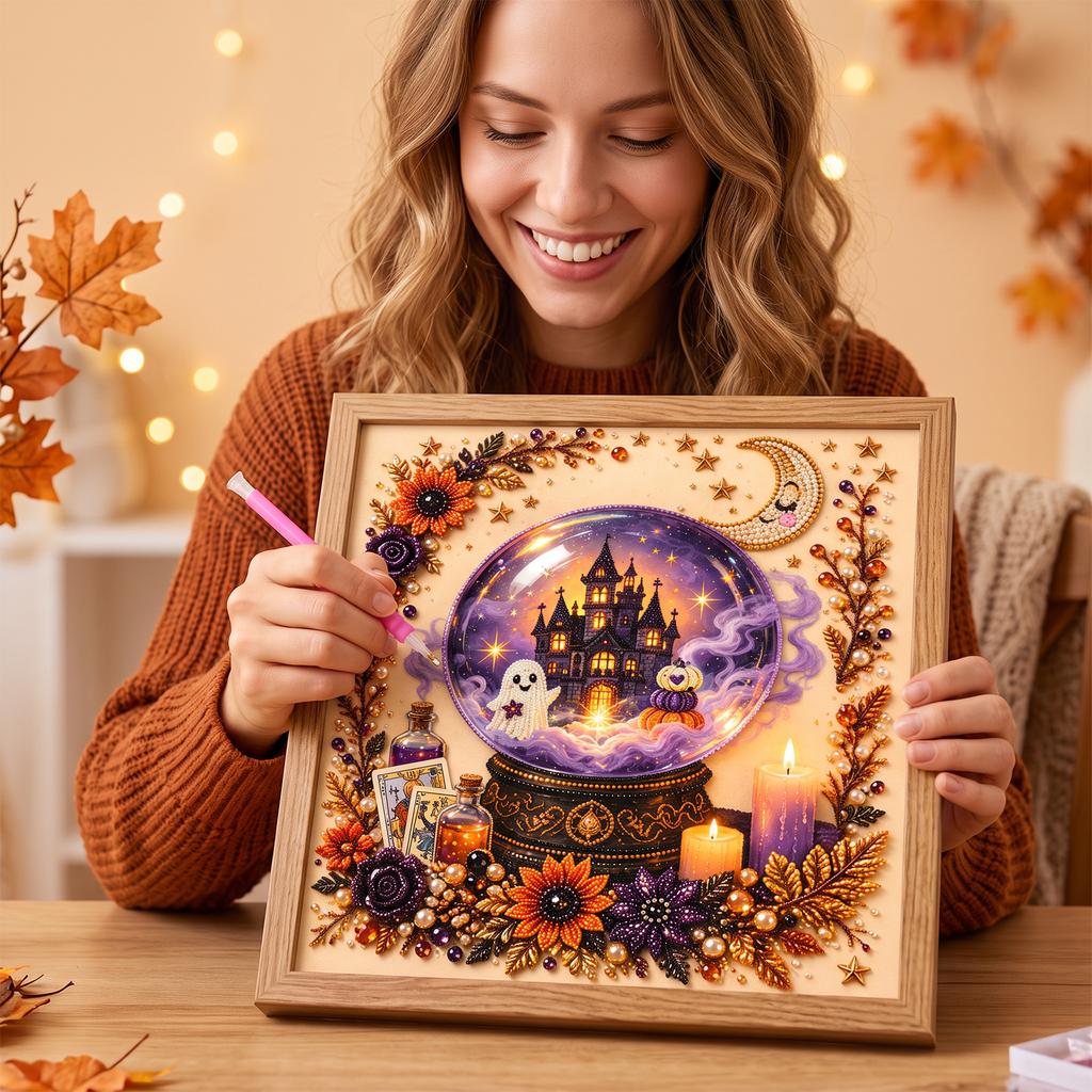 Halloween Pearl Art Kit  Magic Ghost Design