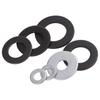 Blackened Flat Washer Gasket - Grade 8.8, Sizes M3 to M24
